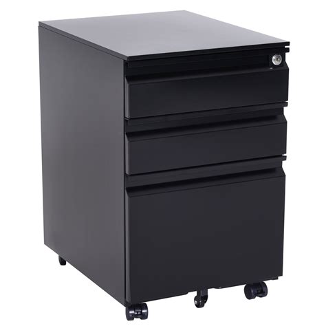 stainless steel top black 3 drawer base cabinet wheels|3 drawer cabinets with wheels.